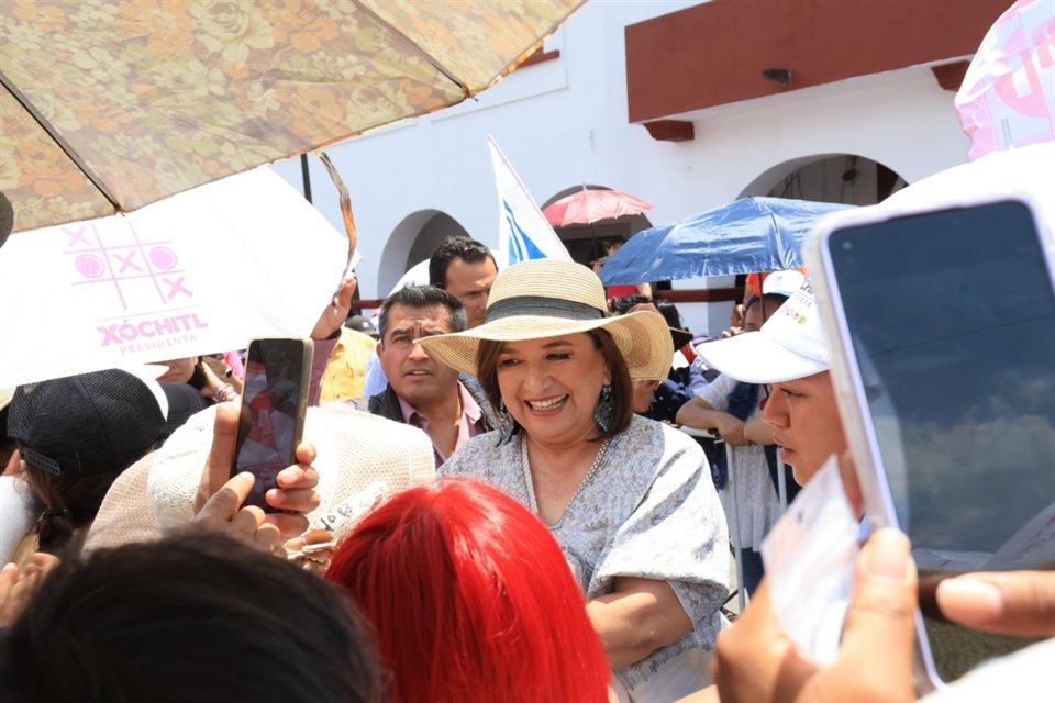 Xóchitl Gálvez pidió a sus simpatizantes que tengan fe en la victoria del 2 de junio porque Dios está con su campaña.