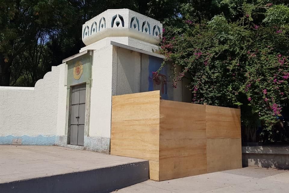 La obra, ubicada en el Foro Lindbergh del Parque México, es resguardada ahora por la Seduvi y el INBAL.