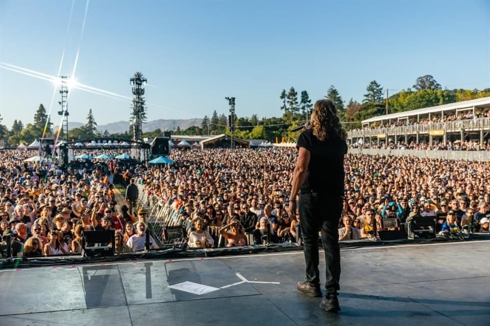 Maná fue la única agrupación latina en el festival.