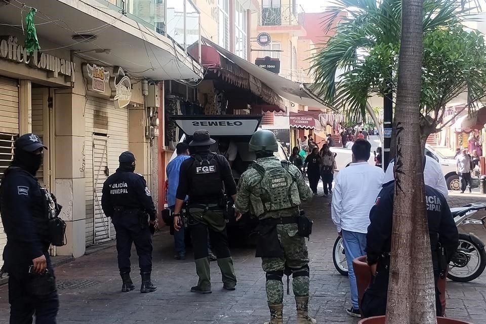 Fuerzas de seguridad federal y estatal atendieron el reporte.