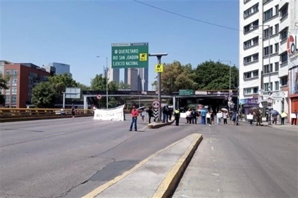 Los inconformes se oponen a que la Comar instale oficinas en la zona.