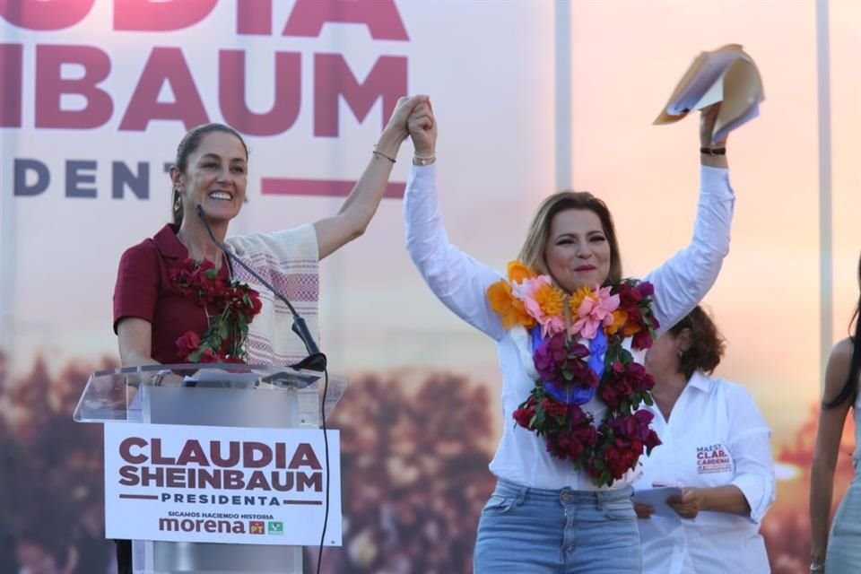 Las Claudias -Sheinbaum y Delgadillo- llevarán narcocorridos a su cierre de campaña hoy, en la explanada del Instituto Cultural