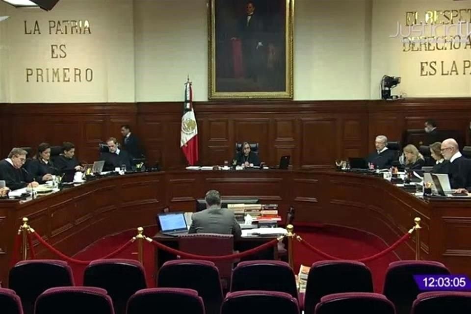 Sesión del Pleno de ministros de este martes.