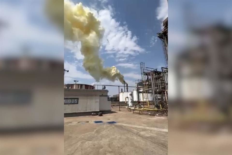 Fuga de Gas en Refinería de Salamanca