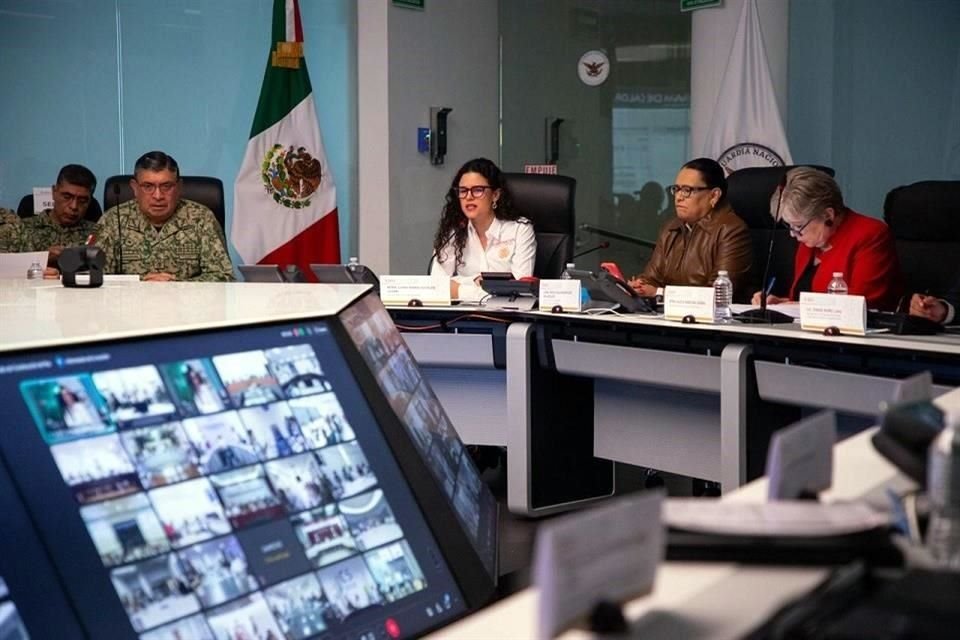 Gabinete de Seguridad federal instaló la Mesa de Monitoreo de la Jornada Electoral para el seguimiento de los comicios de mañana.