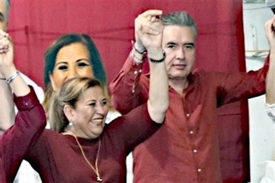 Los morenistas Waldo Fernández y Judith Díaz peleaban esta madrugada el liderato por el Senado.