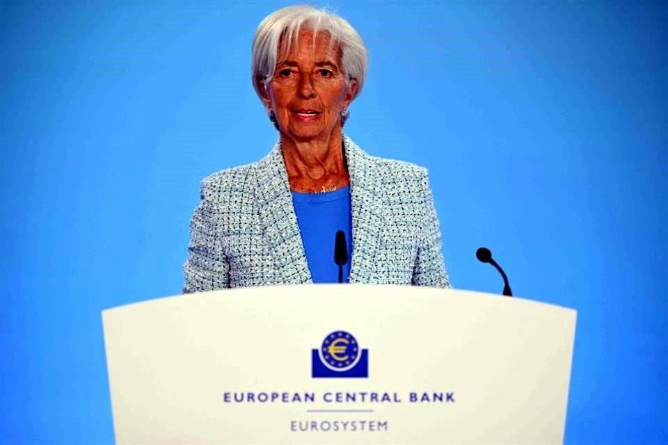 Christine Lagarde, presidenta del Banco Central Europeo.