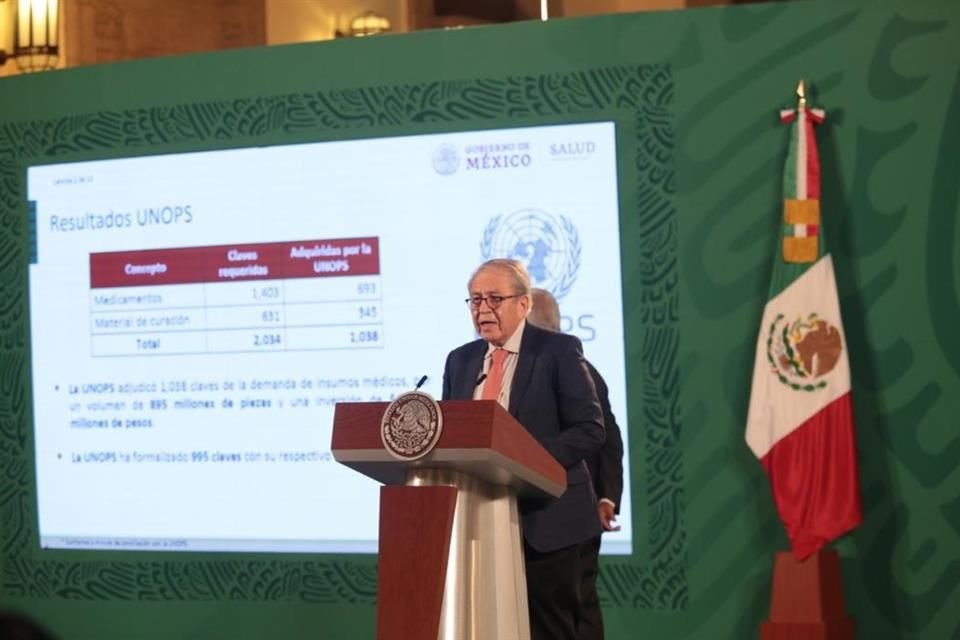 Jorge Alcocer, Secretario de Salud.