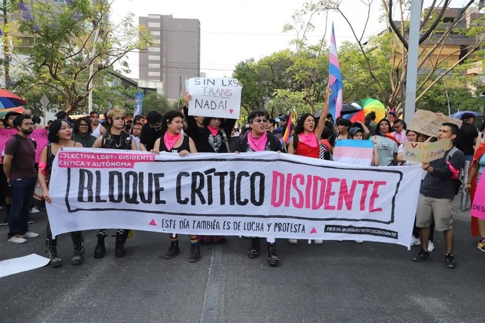 El Bloque Crítico Disidente exigió al Gobierno de Jalisco que se atienda la agenda de la diversidad sexual.