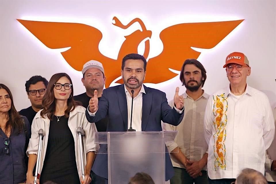 Movimiento Ciudadano creció en el número de votantes en la elección de Presidente, al pasar de 2.1 millones en 2012, un millón en 2018 y 6.2 millones para 2024.