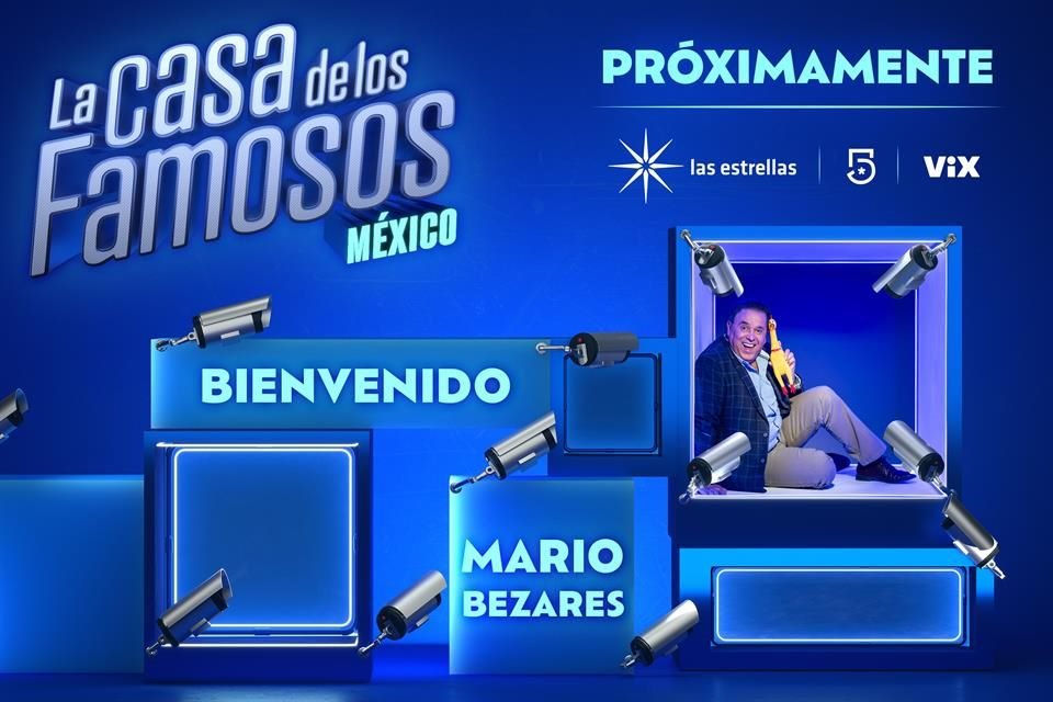 El actor y comediante Mario Bezares formará parte del elenco de la nueva temporada del exitoso reality show 'La Casa de los Famosos México'.