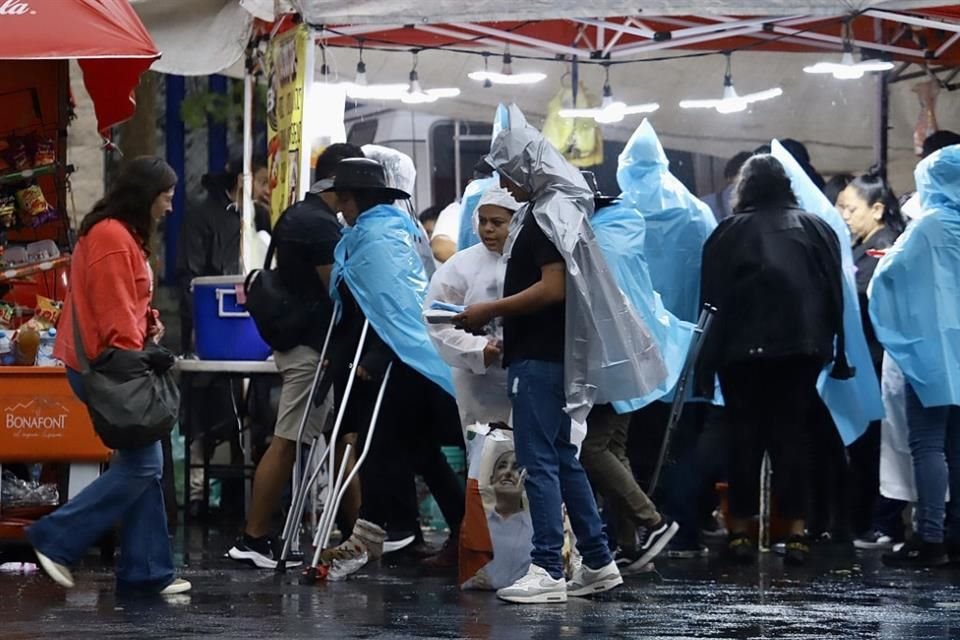 La lluvia cayó antes del concierto, pero luego se esfumó y permitió a la multitud disfrutar.