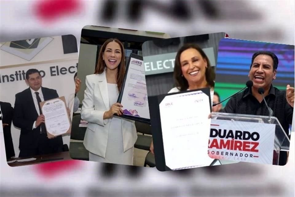 Próximos Gobernadores y Gobernadoras de Puebla, Guanajuato, Veracruz y Chiapas recibieron su validez de organismos locales electorales este domingo.