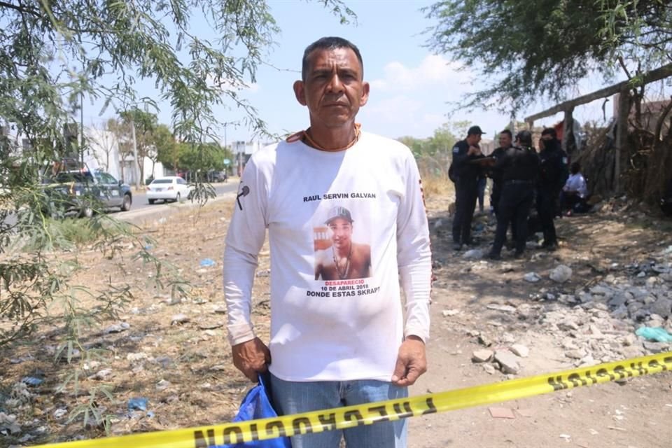 José Raúl Servín García, miembro de Guerreros Buscadores de Jalisco.