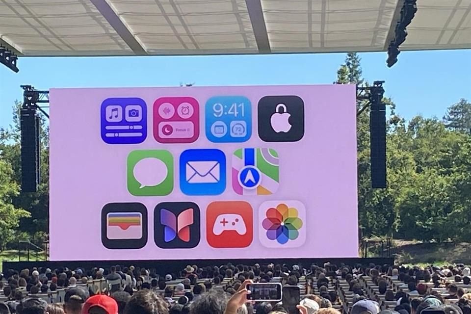 Presentación del iOS18 en Cupertino, California.