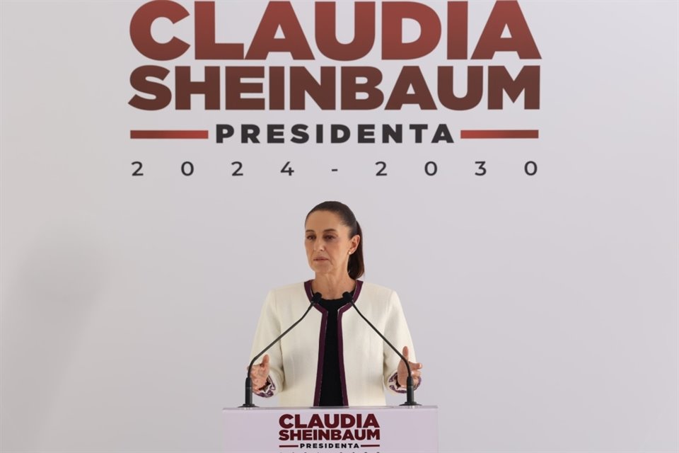 Claudia Sheinbaum, virtual Presidenta electa, ofreció una conferencia de prensa y dijo que no existían nerviosismos en materia económica.