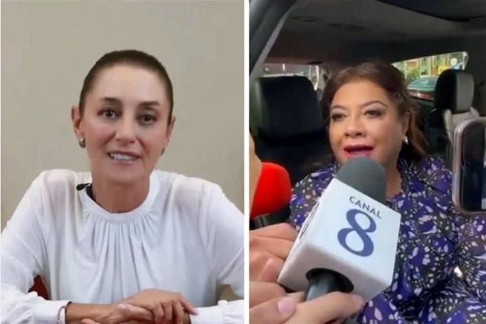 Clara Brugada, Jefa de Gobierno electa de la CDMX, llegó en una camioneta a la casa de transición de Claudia Sheinbaum, virtual Presidenta electa, en CDMX.