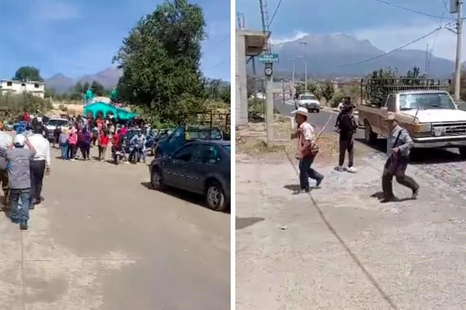 El secuestro de una maestra en el municipio de  Huejotzingo, Puebla, generó la movilización armada de pobladores.