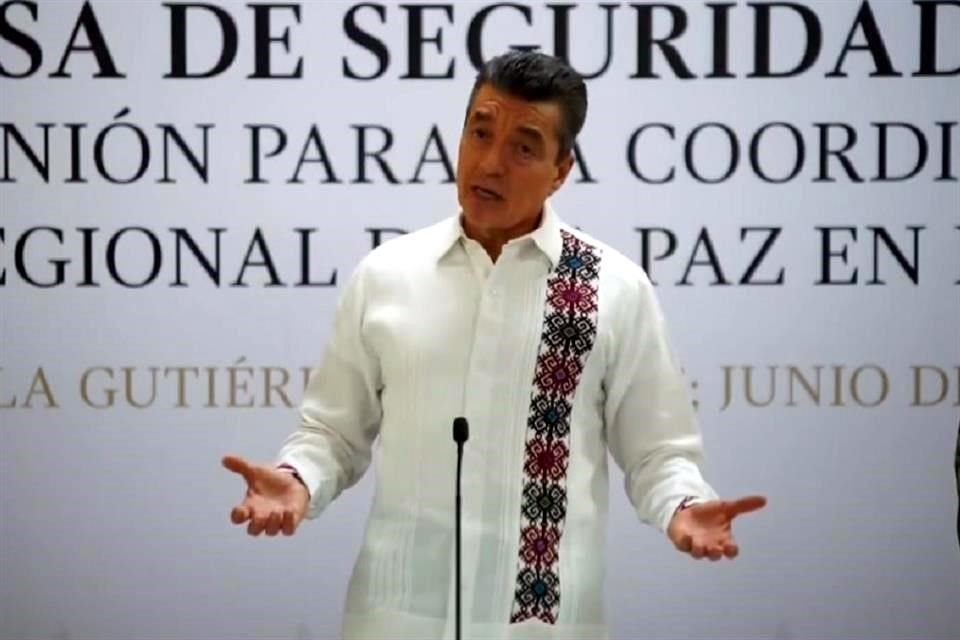 Rutilio Escandón, Gobernador de Chiapas.