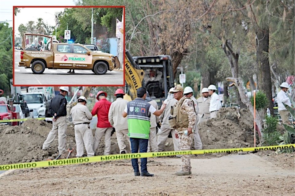 Autoridades de CDMX detectaron ordeña a un ducto de turbosina cerca del AICM, luego que vecinos denunciaron un fuerte olor a combustible.