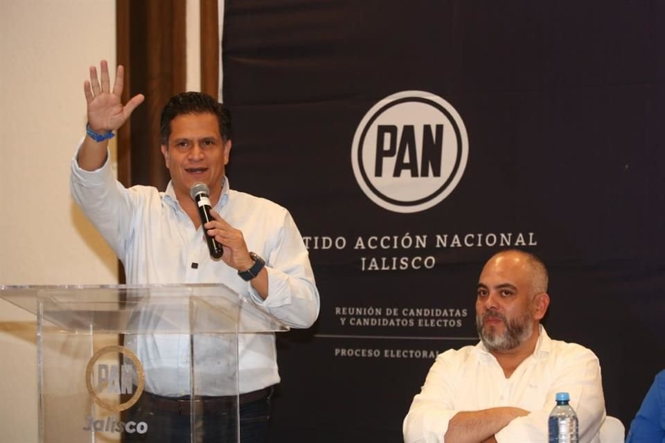 El líder del PAN en Jalisco, Juan Pablo Colín, llamó a mantener la unidad y a cuidar la vida interna del instituto político.