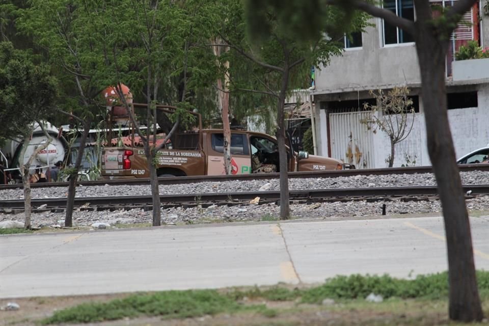 Seguridad Física de Pemex recorrió las tres tomas que fueron reportadas por Protección Civil.