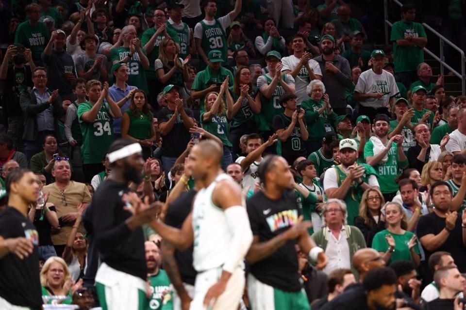 Los Celtics están a un triunfo del título.