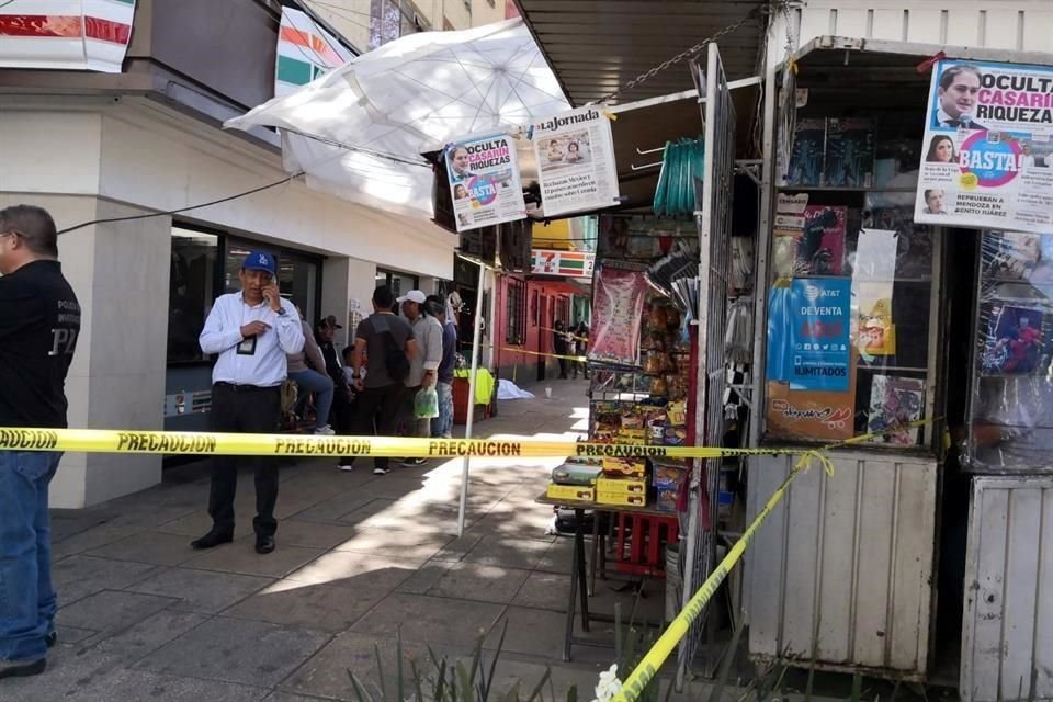 Tras una balacera en calles de la Colonia Tabacalera, servicios de emergencia se movilizaron.