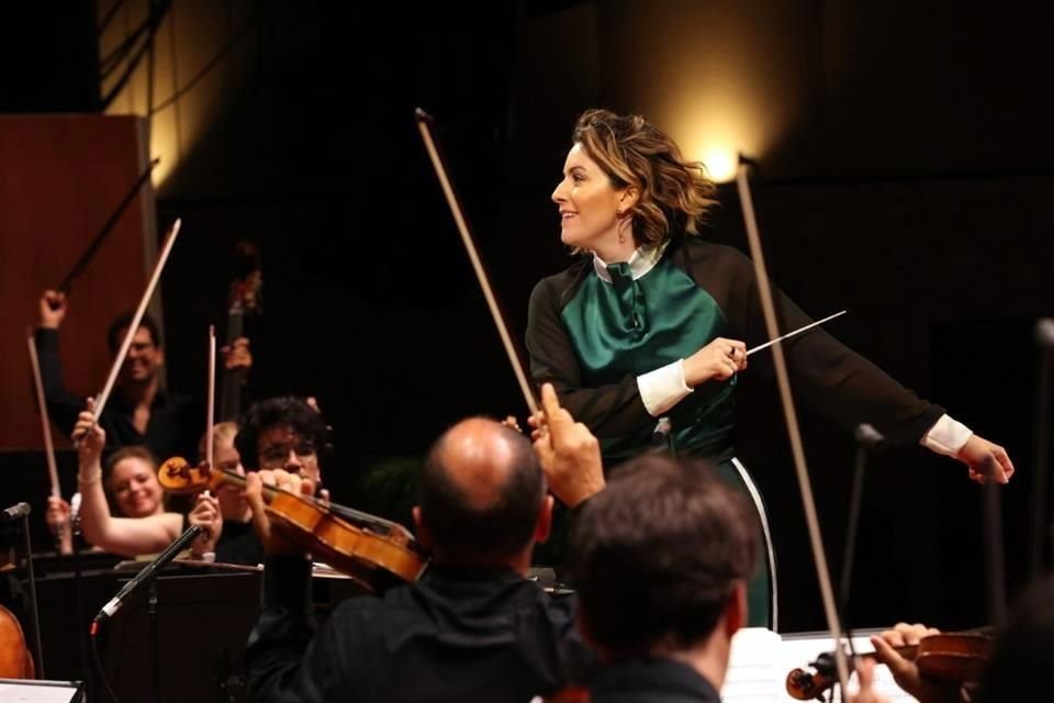 La directora de orquesta Alondra de la Parra  celebra que el Festival Paax GNP ha seguido creciendo en cada edición.