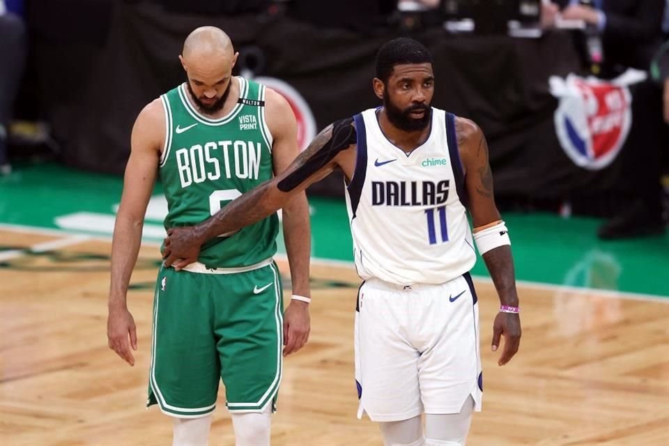 Kyrie Irving no se mostró igual que en juegos pasados.