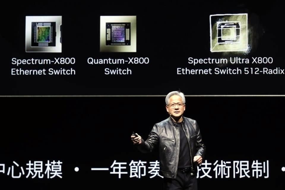 Jensen Huang, presidente ejecutivo del fabricante de chips Nvidia.