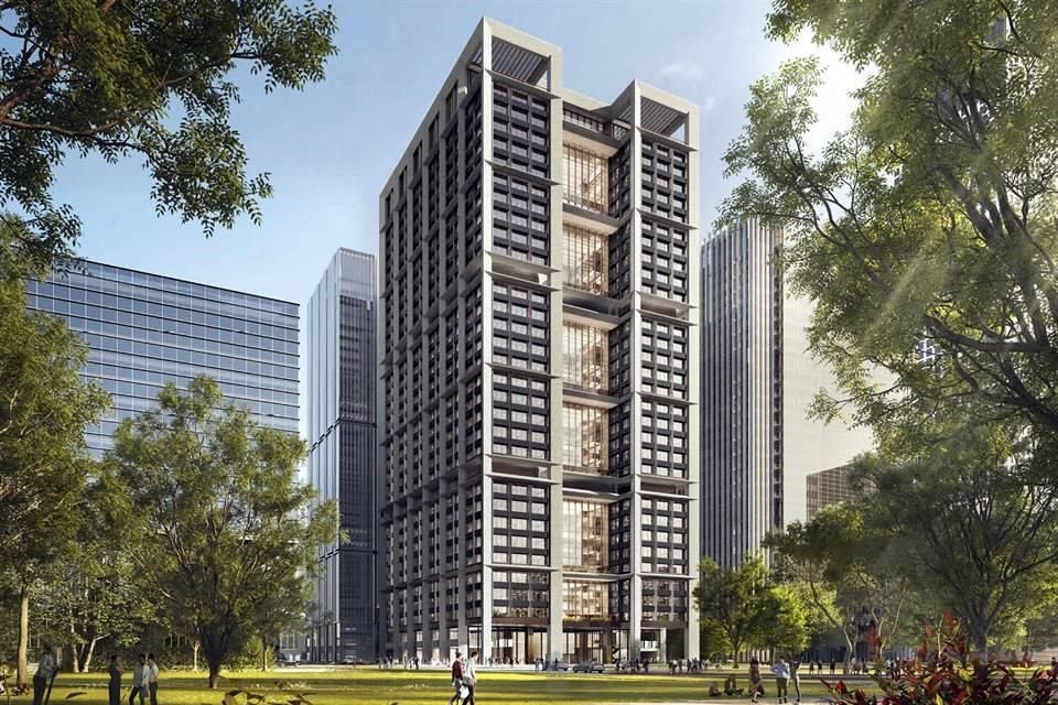 La torre de 33 pisos estará ubicada junto a tres nuevos edificios de gran altura, dos de los cuales están siendo diseñados por el mismo estudio.