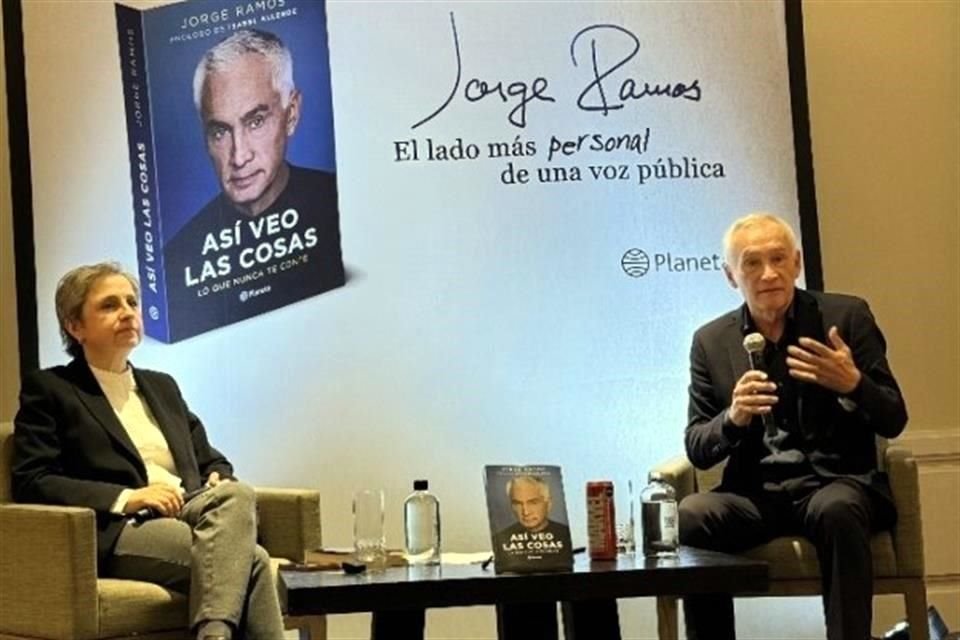 El periodista Jorge Ramos presentó su libro 'Así veo las cosas' en la CDMX.