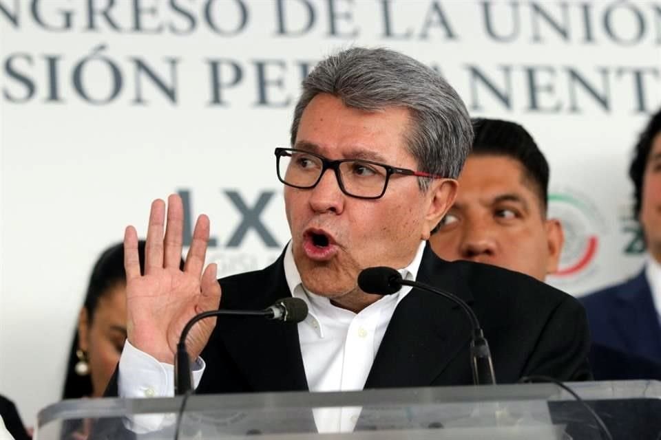 El senador morenista Ricardo Monreal.
