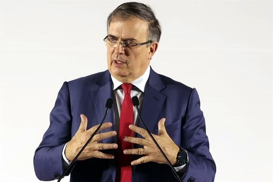 Marcelo Ebrard habló tras ser anunciado como Secretario de Economía.