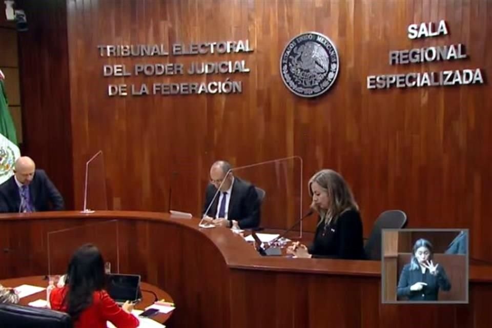 Aspecto de la sesión de este jueves en la Sala Especializada.