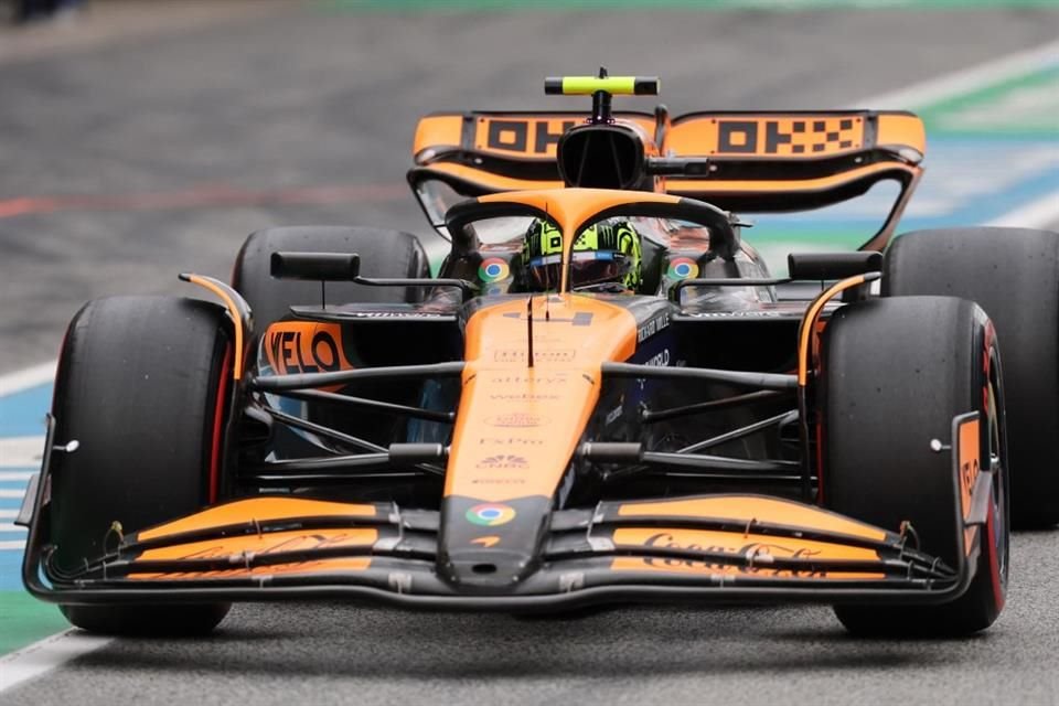 Lando Norris se quedó con la pole position en Cataluña.