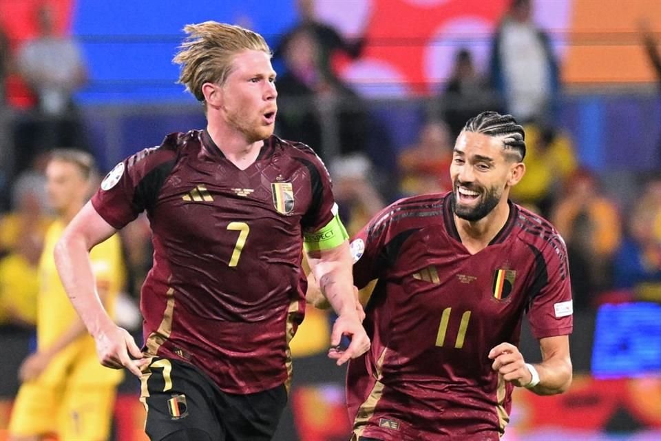 Kevin de Bruyne celebra el segundo gol.