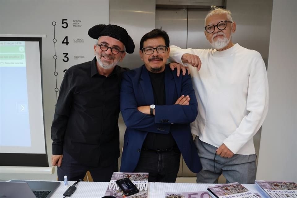 César Martínez estuvo acompañado de Edgardo Bermejo y Edgardo Ganado Kim.