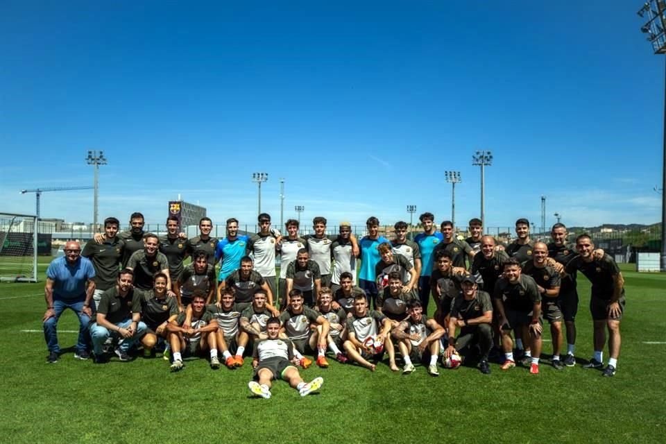 Mucha ilusión en el Barcelona B.