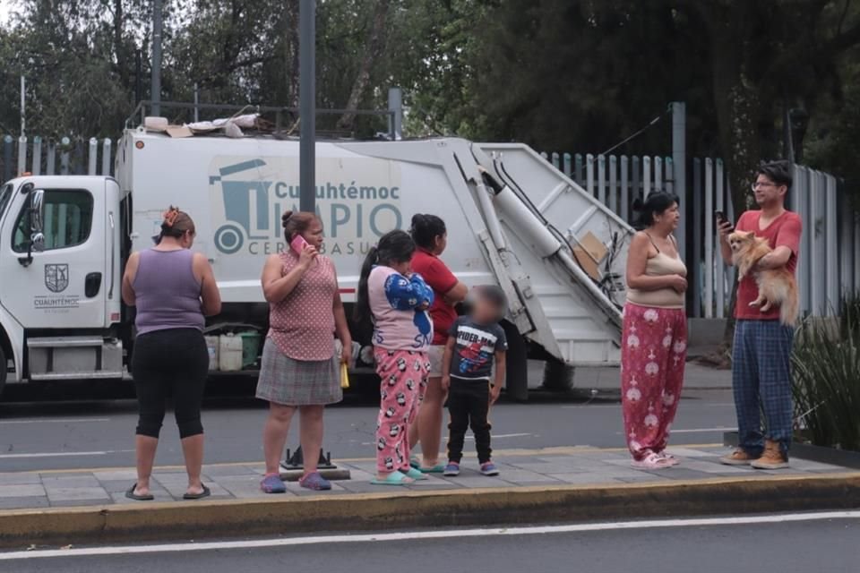 Habitantes de la CDMX percibieron el sismo esta mañana.