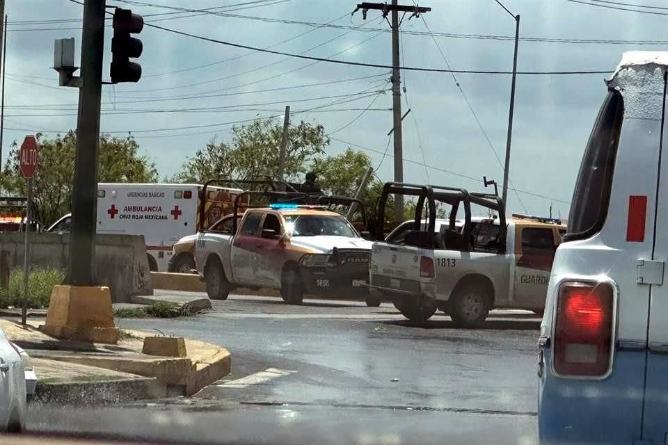 Los enfrentamientos se registraron en el sector poniente de Matamoros.