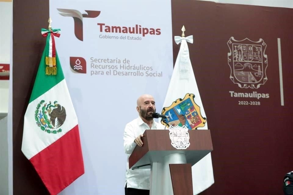 Raúl Quiroga, Secretario de Recursos Hidráulicos de Tamaulipas.