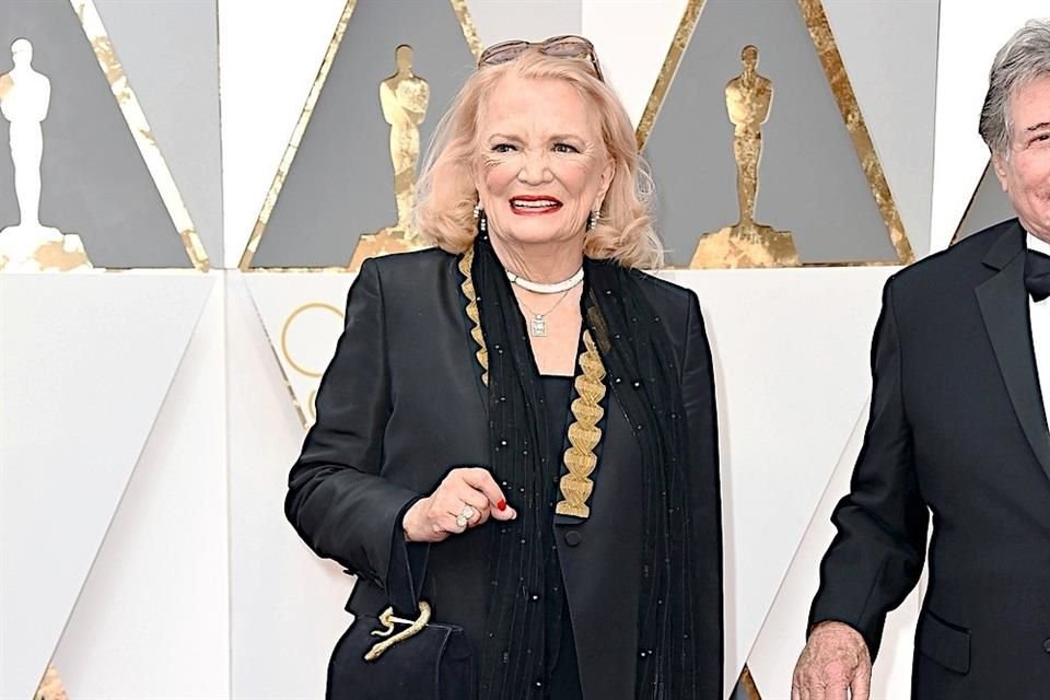 Gena Rowlands, actriz de 'Diario de Una Pasión (The Notebook)', tiene Alzheimer, según informó su hijo el director Nick Cassavetes.