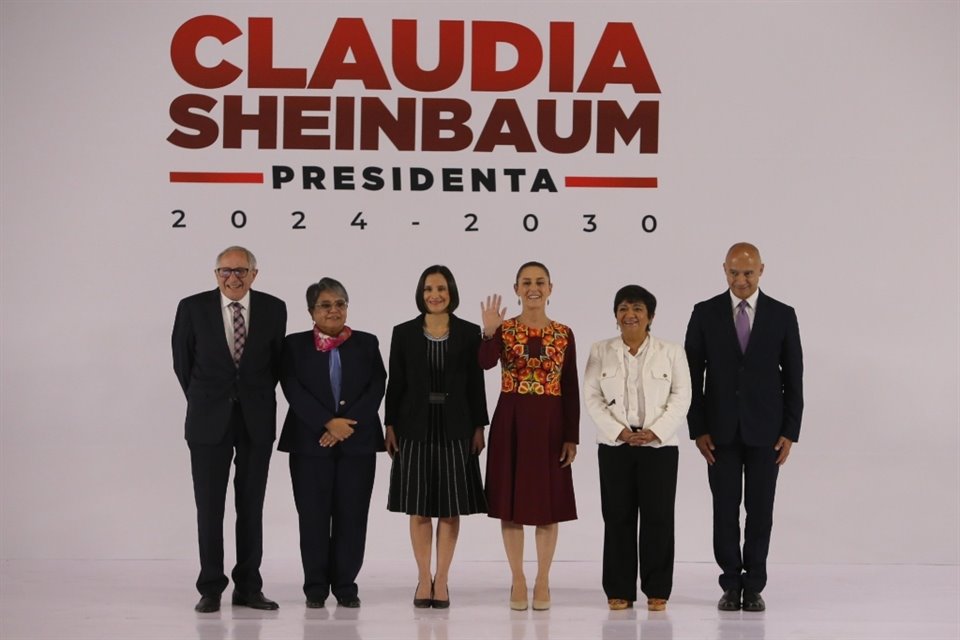Sheinbaum anunció a Luz Elena González, ex titular de Finanzas de CDMX en Energía; a Raquel Buenrostro en SFP y a David Kershenobich en Ssa.
