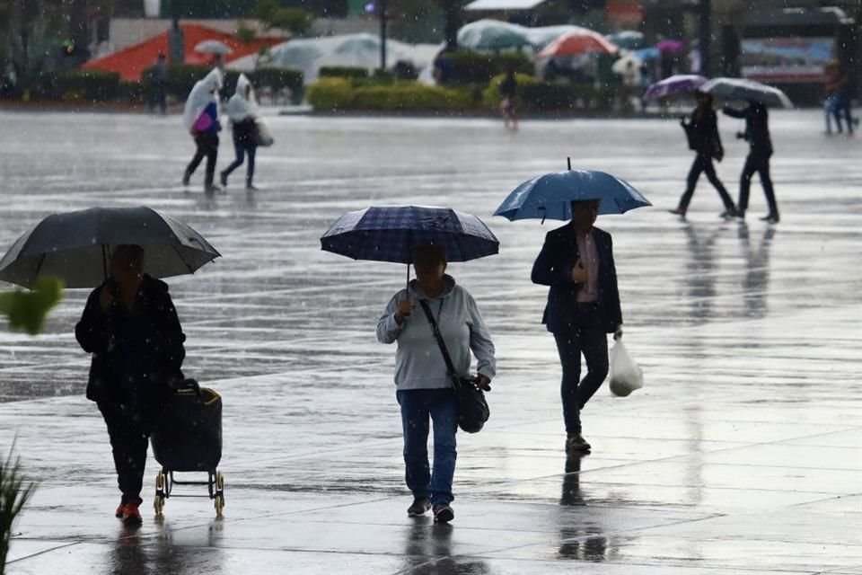 Protección Civil actualizó la Alerta Amarilla por pronóstico de lluvias fuertes para esta tarde.