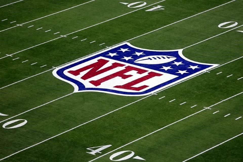 El logo de la NFL se ve durante el Super Bowl 58,  el pasado domingo 11 de febrero de 2024, en Las Vegas.
