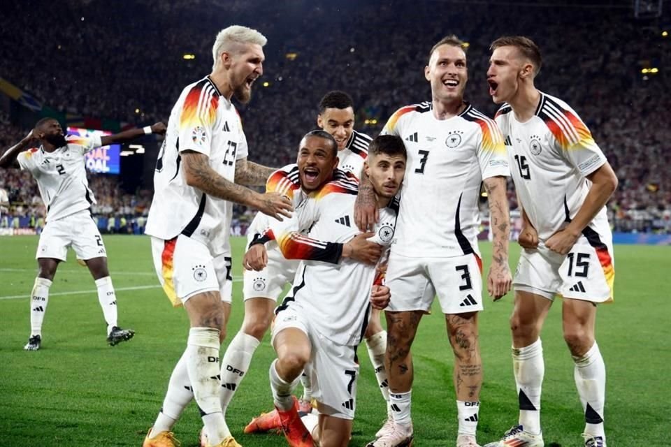 Alemania se instaló en los Cuartos de Final de la Eurocopa por primera vez desde 2016 tras superar 2-0 a Dinamarca.