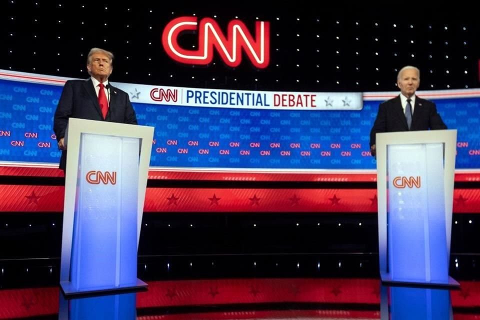 Tras debate presidencial, Trump amplió su ventaja sobre Biden al obtener 49% de los votos frente al 43% de demócrata, según encuesta de NYT.