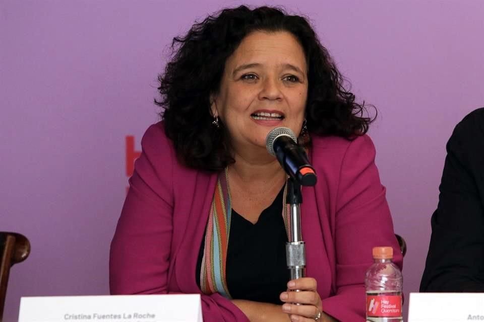 Cristina Fuentes Laroche, directora del Hay Festival Querétaro, dio a conocer este miércoles el programa del encuentro que contempla más de 120 invitados.